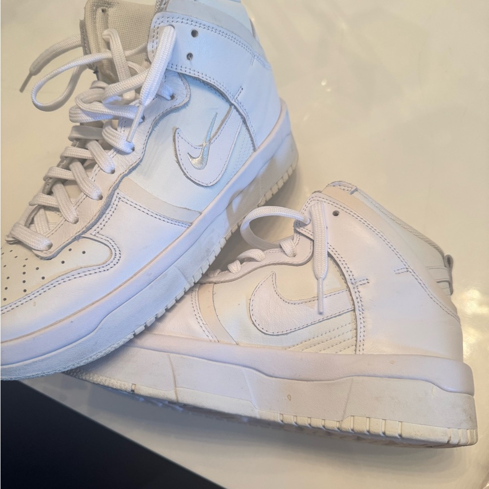 Nike White High-Top Sneakers